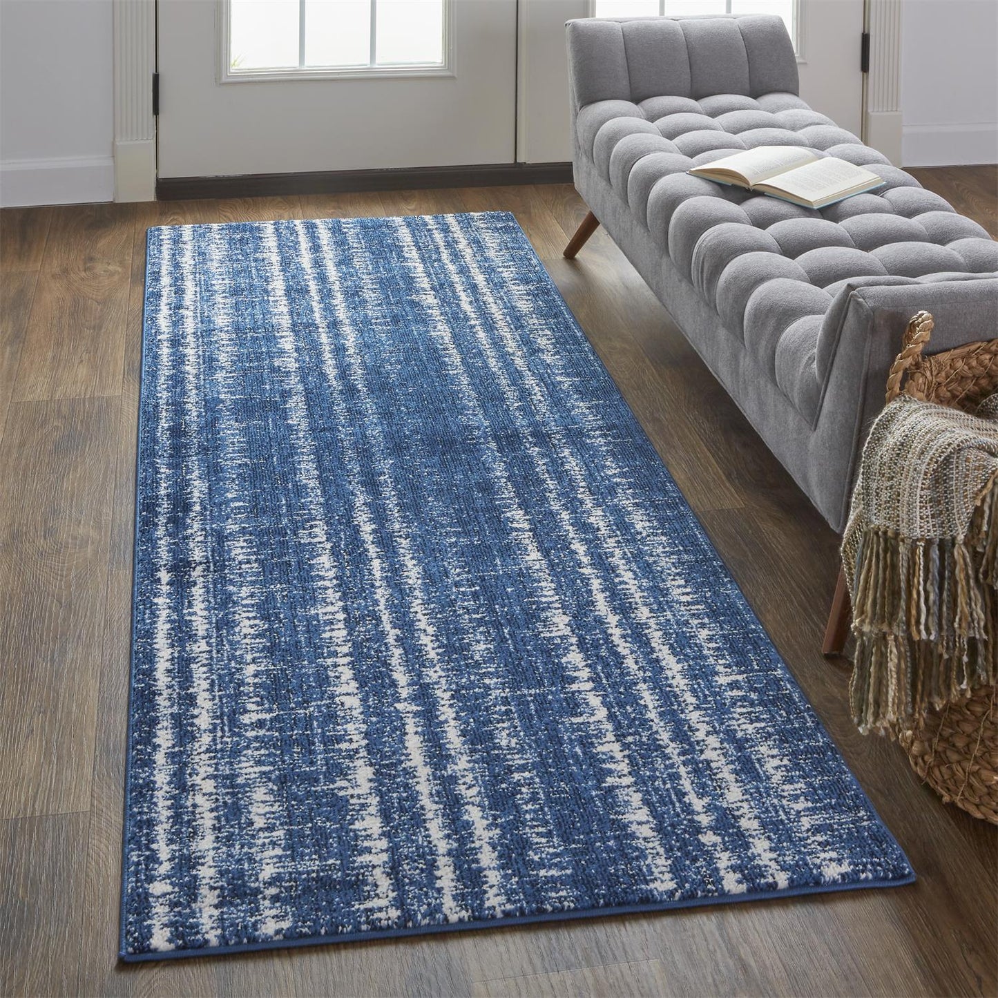 Remmy 3425F Machine Made Synthetic Blend Indoor Area Rug by Feizy Rugs