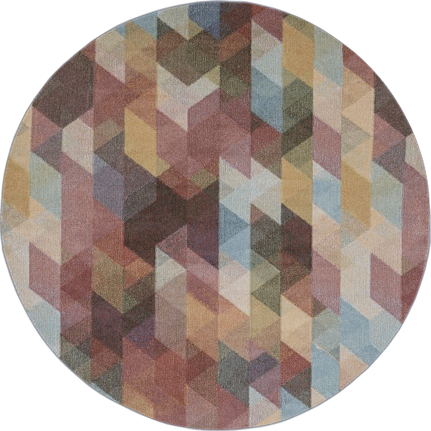 Reina-REI19 Cut Pile Synthetic Blend Indoor Area Rug by Tayse Rugs