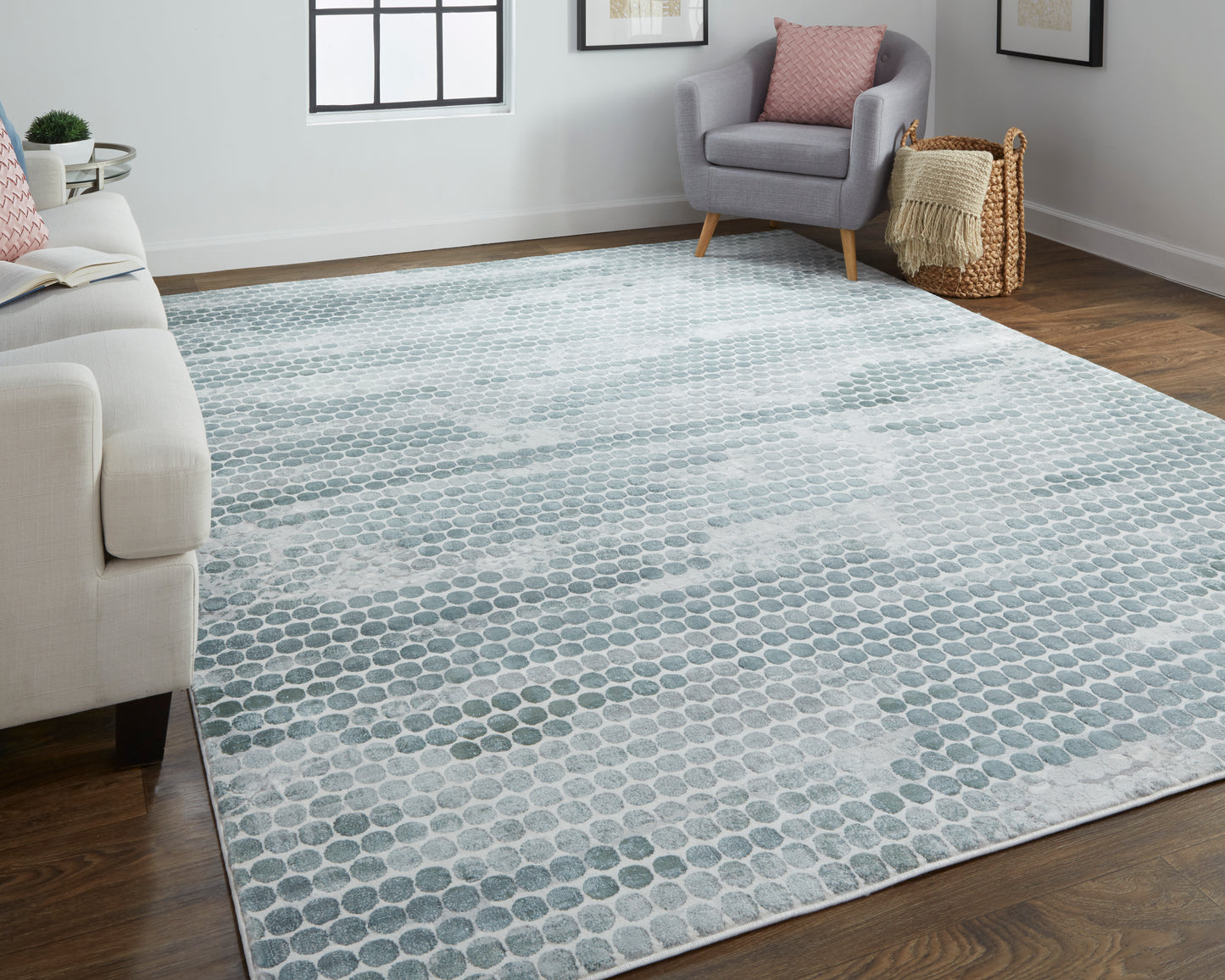 Atwell 3171F Machine Made Synthetic Blend Indoor Area Rug by Feizy Rugs