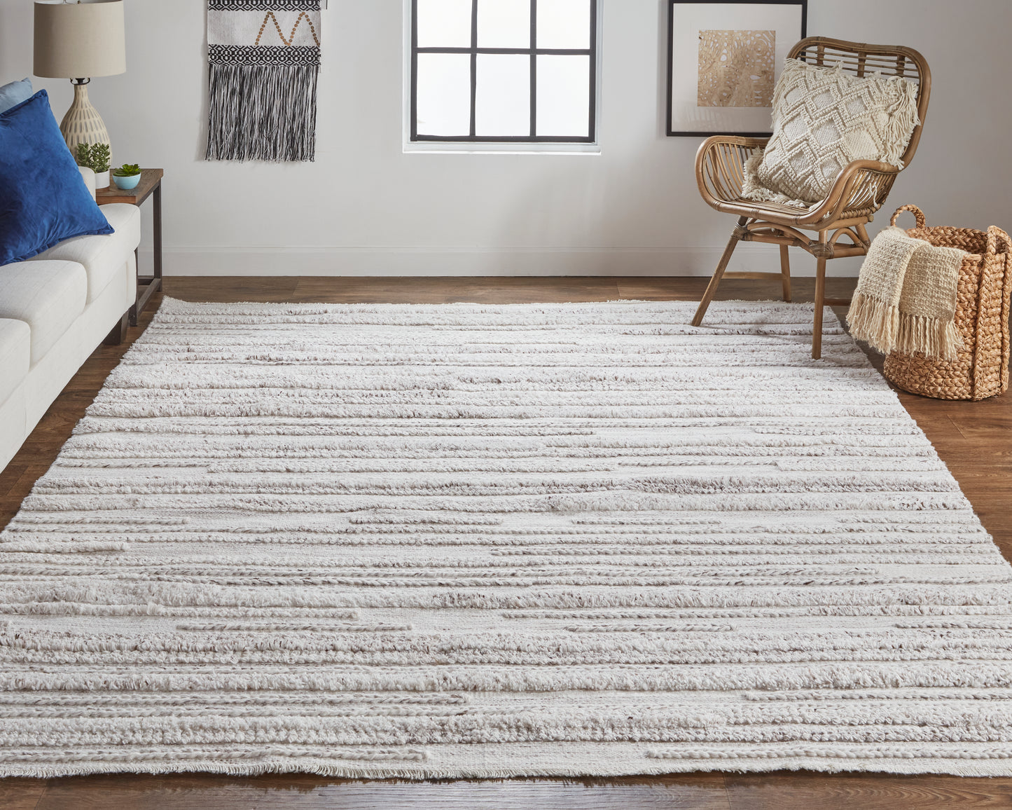 Alden 8637F Hand Woven Synthetic Blend Indoor Area Rug by Feizy Rugs