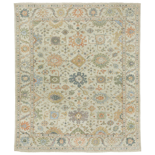 PALACE Floral Hand-Knotted Wool Indoor Area Rug by Oriental Weavers