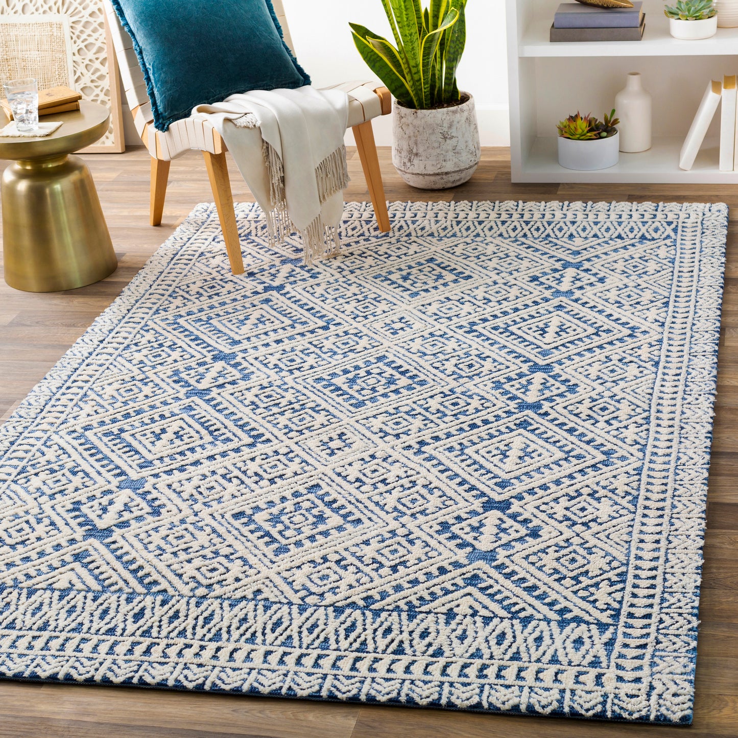 Padma 24013 Machine Woven Synthetic Blend Indoor Area Rug by Surya Rugs