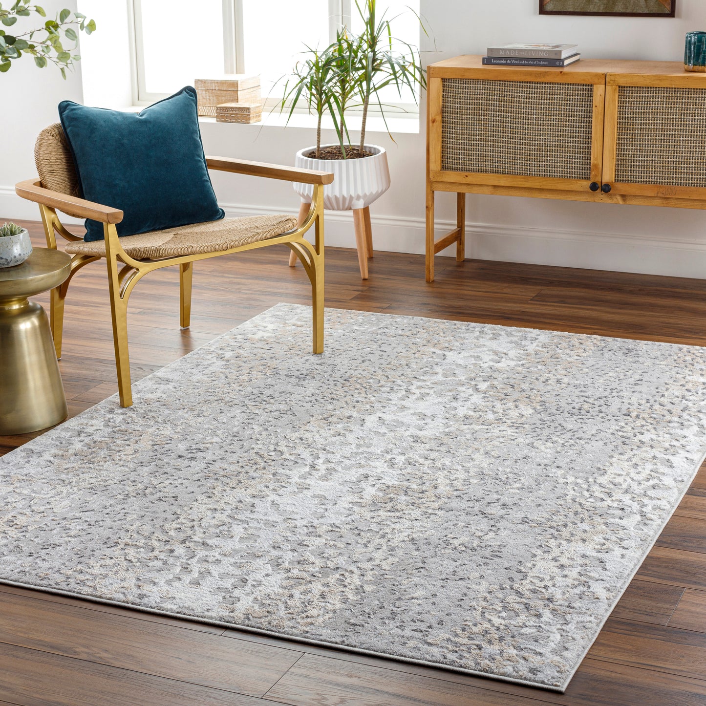 Perception 26604 Machine Woven Synthetic Blend Indoor Area Rug by Surya Rugs