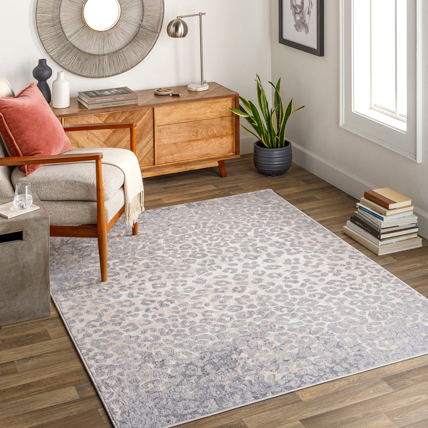 Perception 26610 Machine Woven Synthetic Blend Indoor Area Rug by Surya Rugs