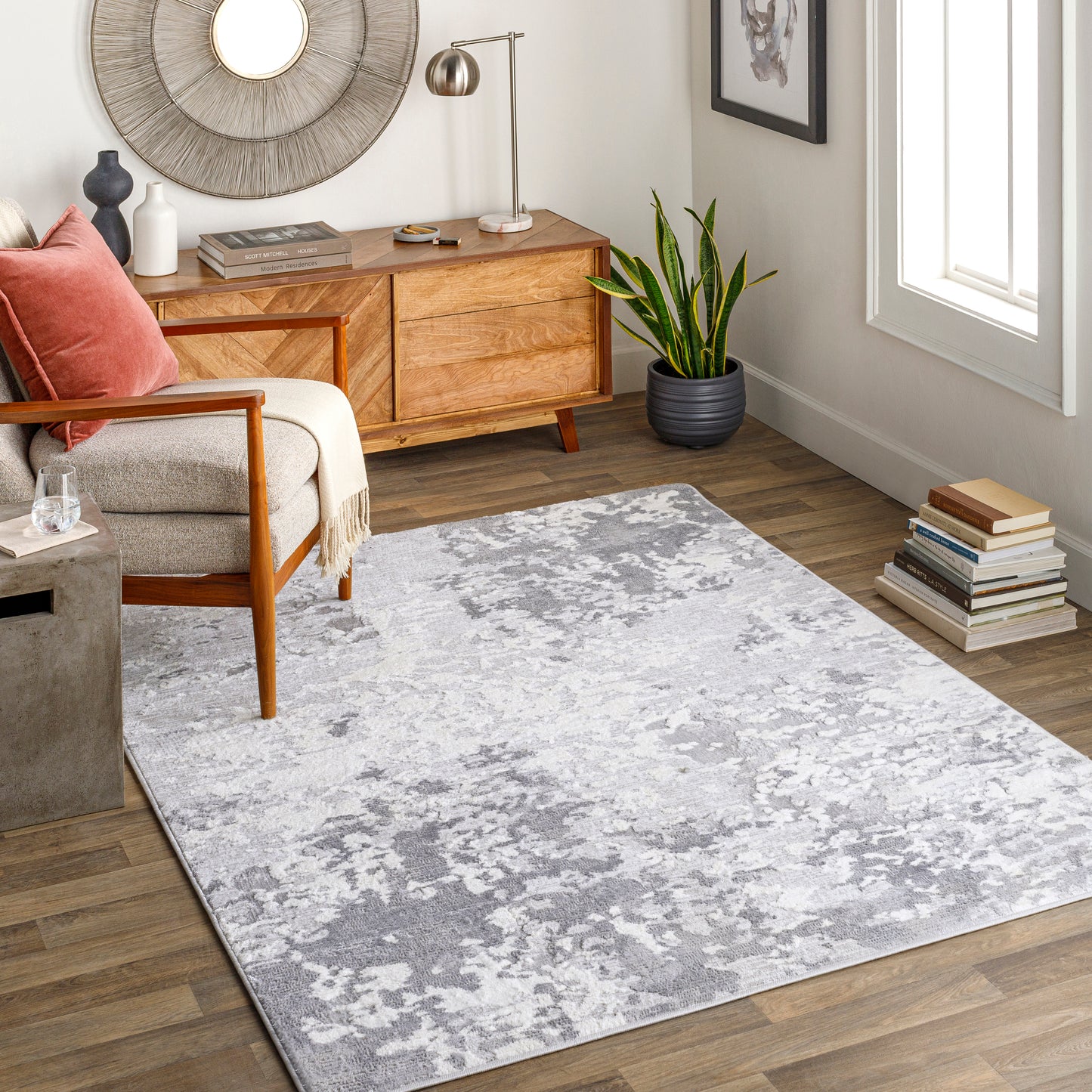 Perception 26643 Machine Woven Synthetic Blend Indoor Area Rug by Surya Rugs