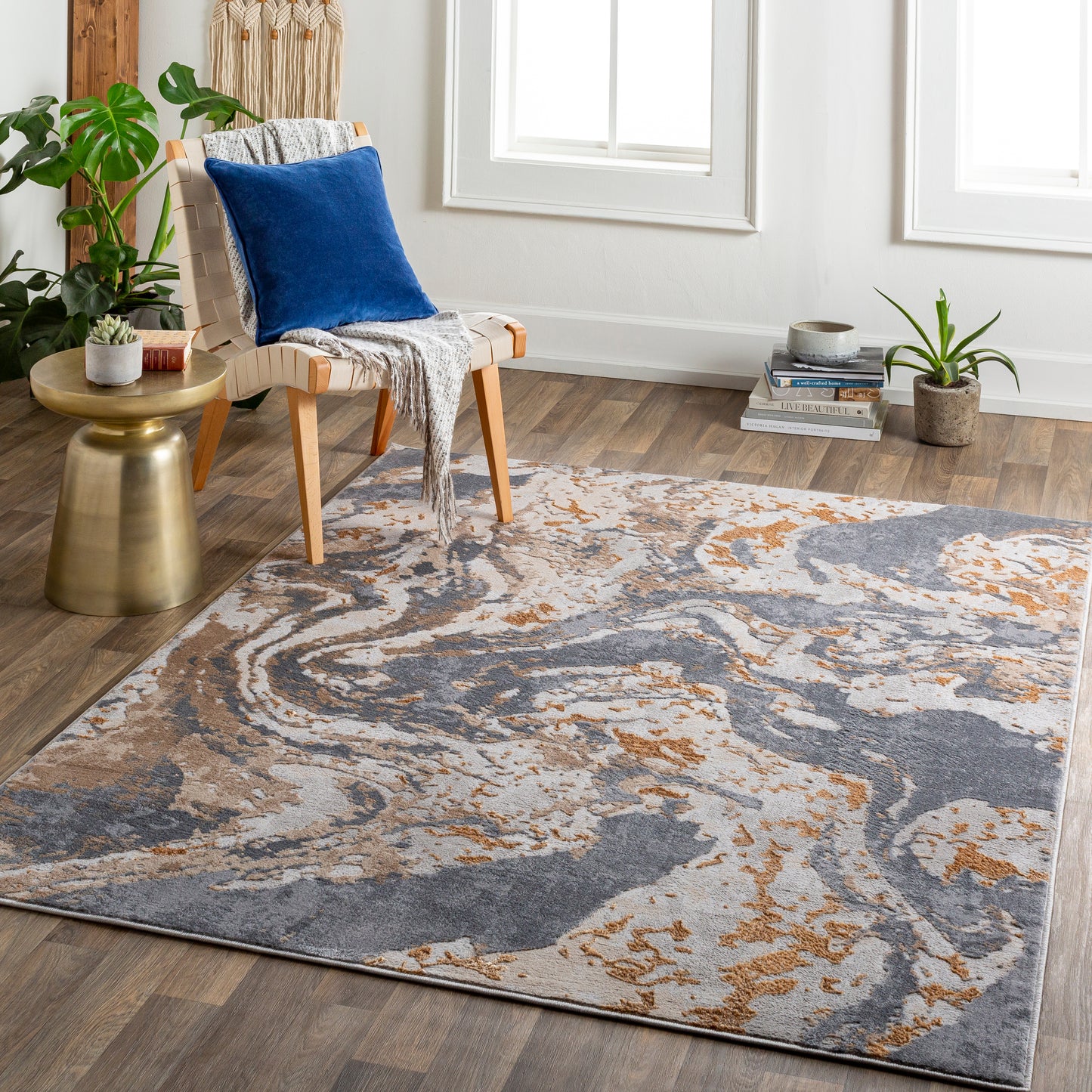 Perception 30541 Machine Woven Synthetic Blend Indoor Area Rug by Surya Rugs