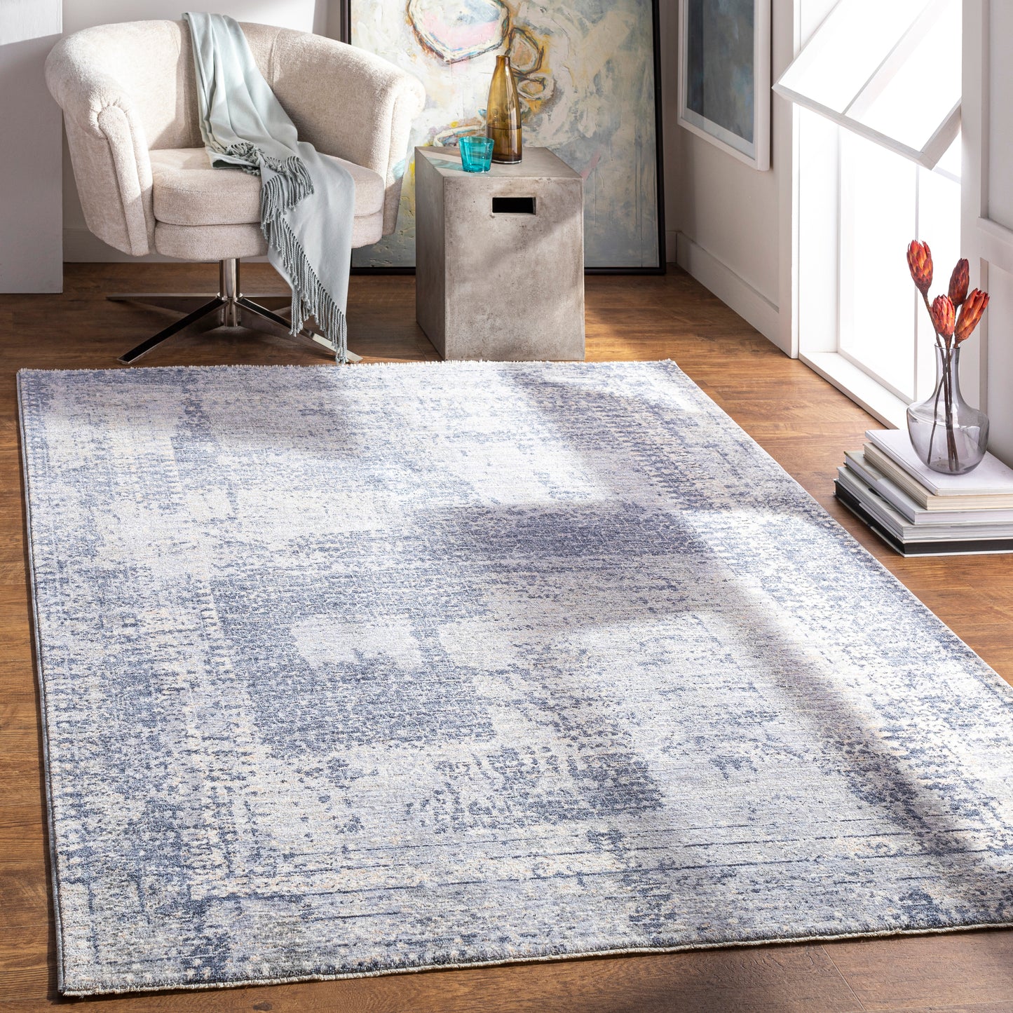 Presidential 23911 Machine Woven Synthetic Blend Indoor Area Rug by Surya Rugs