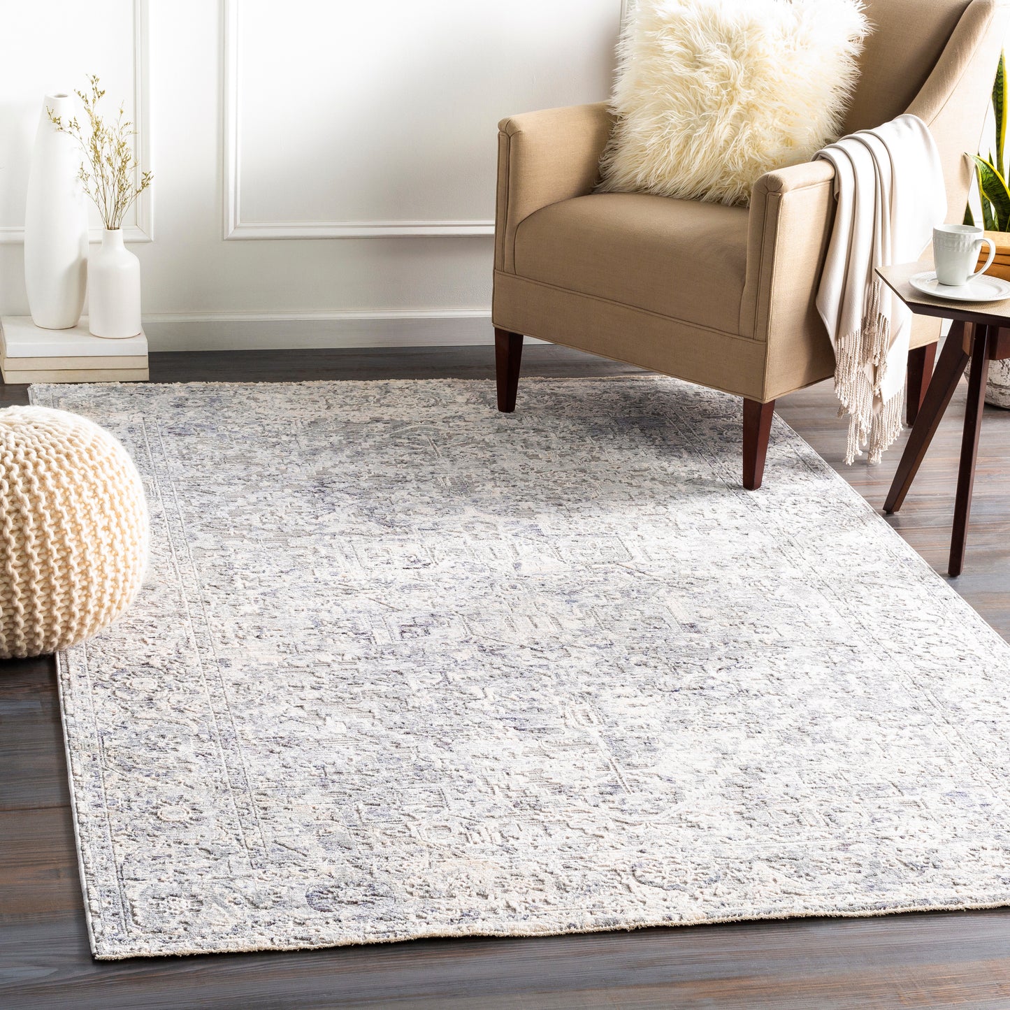 Presidential 24890 Machine Woven Synthetic Blend Indoor Area Rug by Surya Rugs