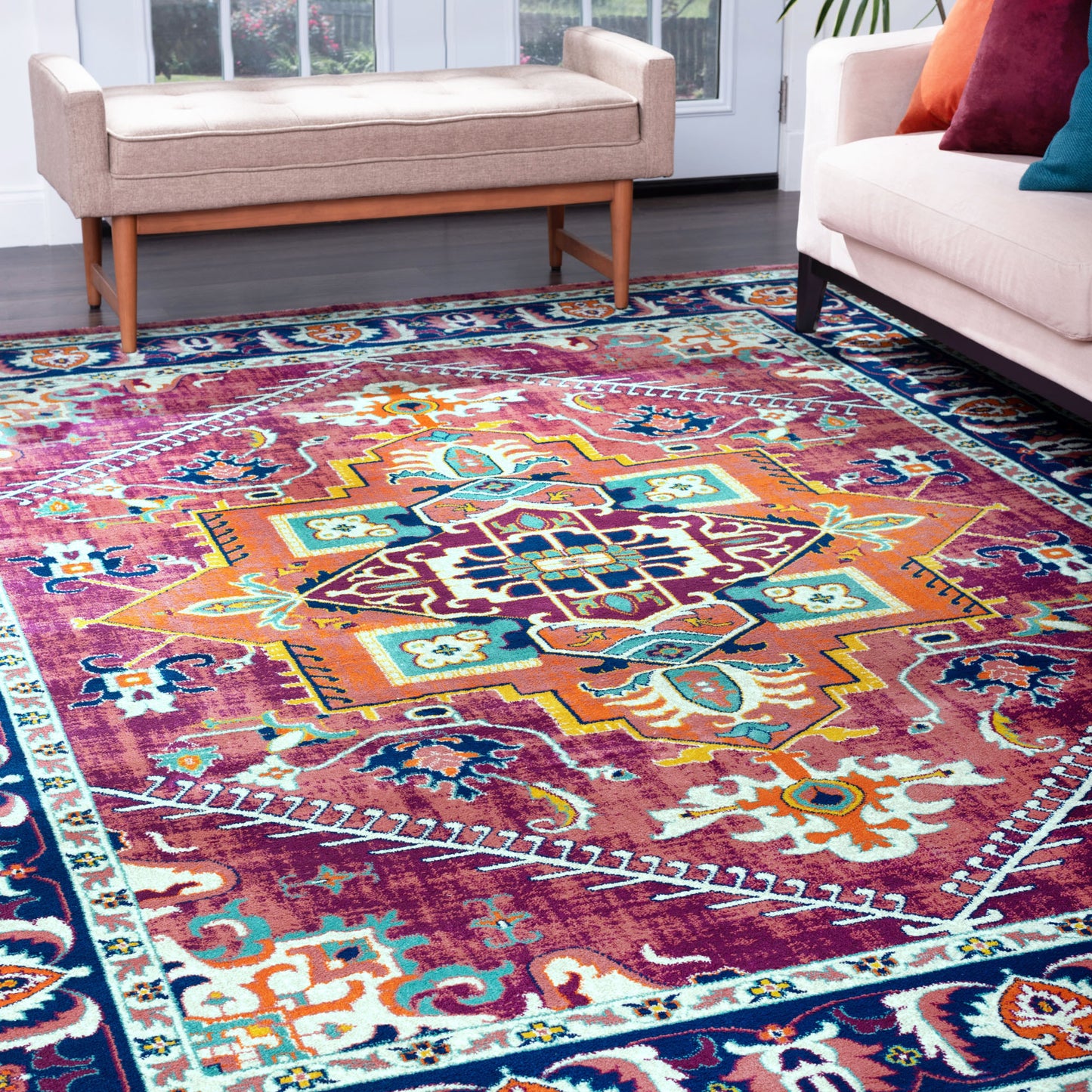 Generation-GEN13 Cut Pile Synthetic Blend Indoor Area Rug by Tayse Rugs