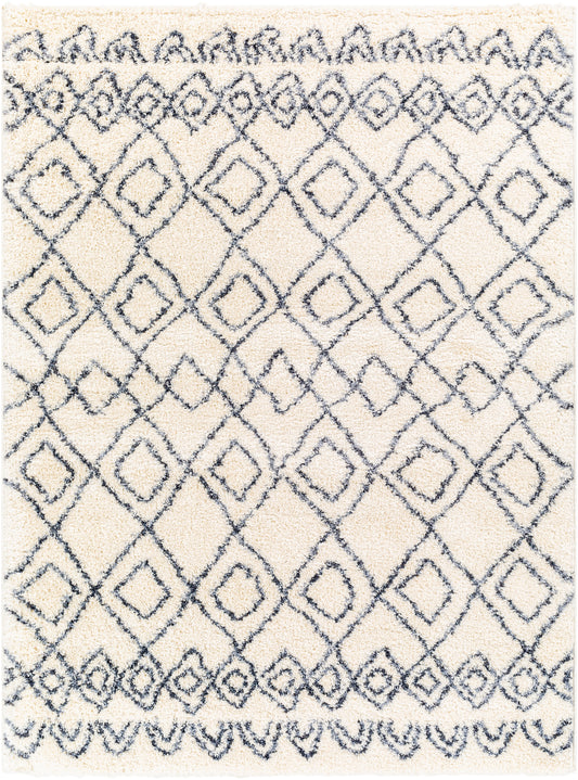 Puffy shag 30676 Machine Woven Synthetic Blend Indoor Area Rug by Surya Rugs