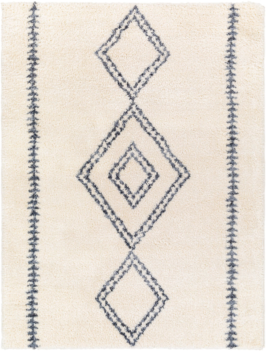 Puffy shag 30680 Machine Woven Synthetic Blend Indoor Area Rug by Surya Rugs