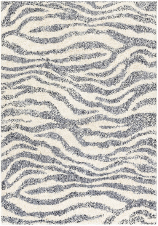 Puffy shag 30681 Machine Woven Synthetic Blend Indoor Area Rug by Surya Rugs