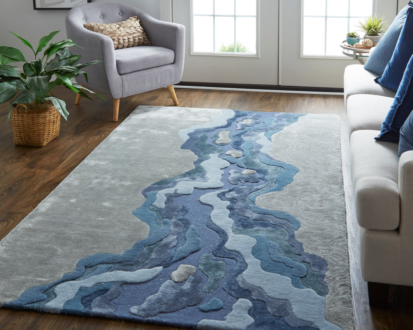 Serrano 8854F Hand Tufted Wool Indoor Area Rug by Feizy Rugs