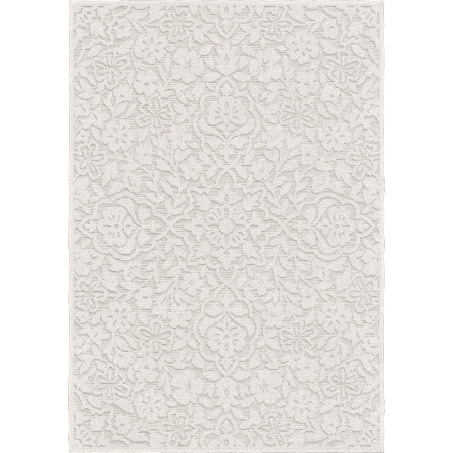 Orian Rugs Boucle' Cottage Floral BCL/COFR Natural Area Rug