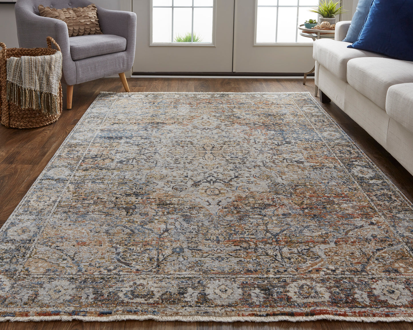 Kaia 39GMF Power Loomed Synthetic Blend Indoor Area Rug by Feizy Rugs