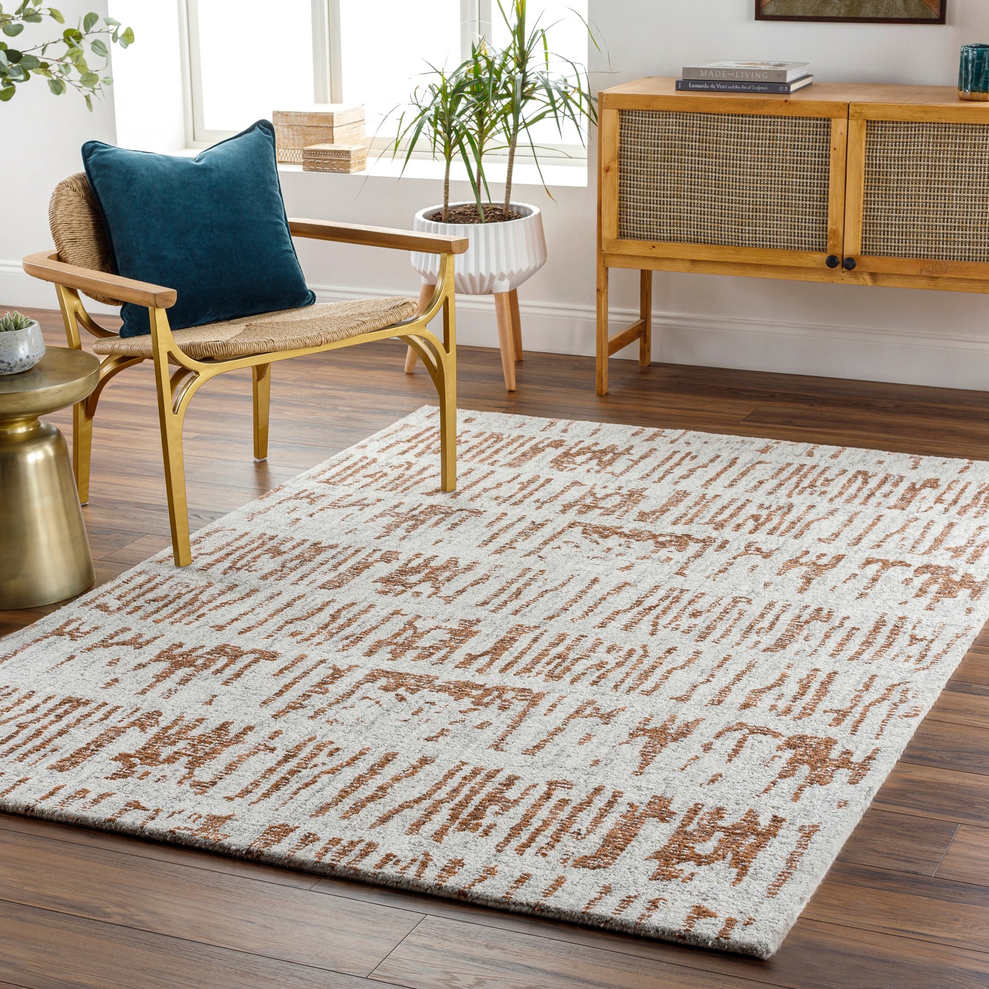 Primal 17420 Hand Tufted Wool Indoor Area Rug by Surya Rugs