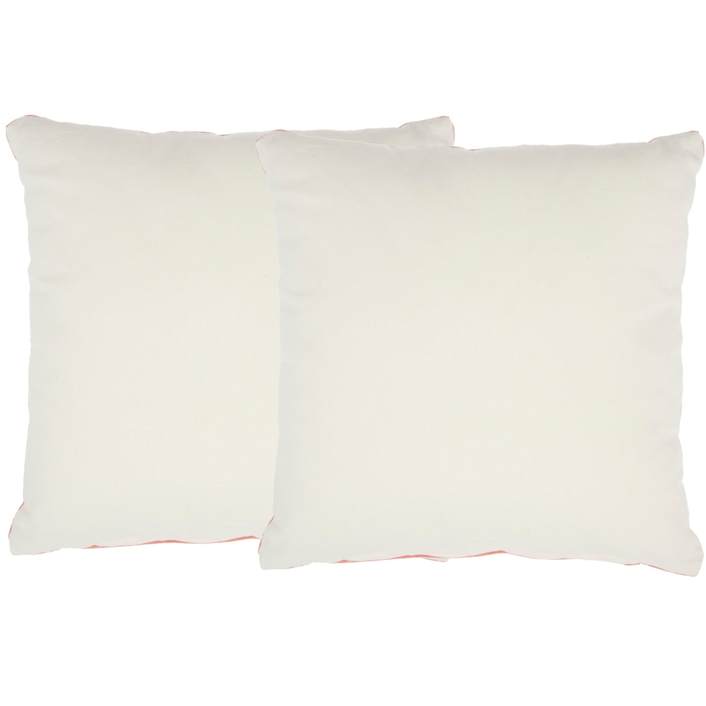 Life Styles SS999 Cotton Solid Velvet 2 Pack Pillow Cover From Mina Victory By Nourison Rugs