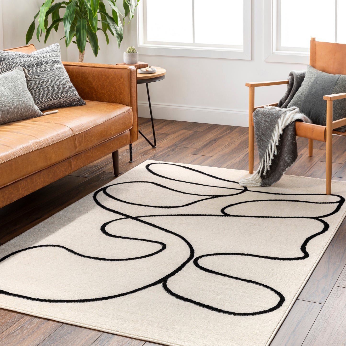 Pisa 31245 Machine Woven Synthetic Blend Indoor Area Rug by Surya Rugs