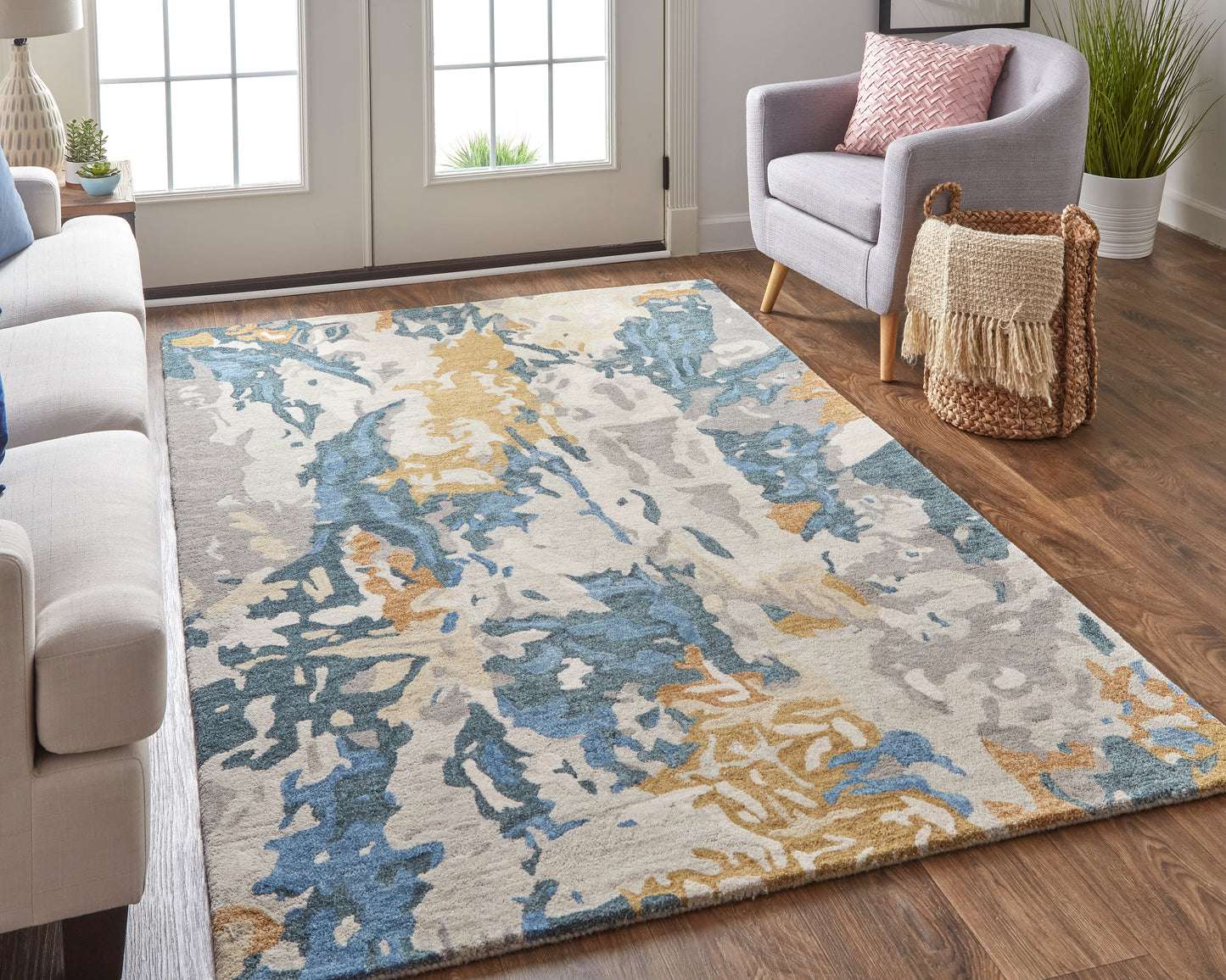 Everley 8645F Hand Tufted Wool Indoor Area Rug by Feizy Rugs