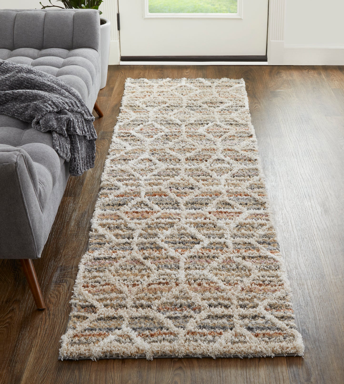 Mynka 39ICF Power Loomed Synthetic Blend Indoor Area Rug by Feizy Rugs