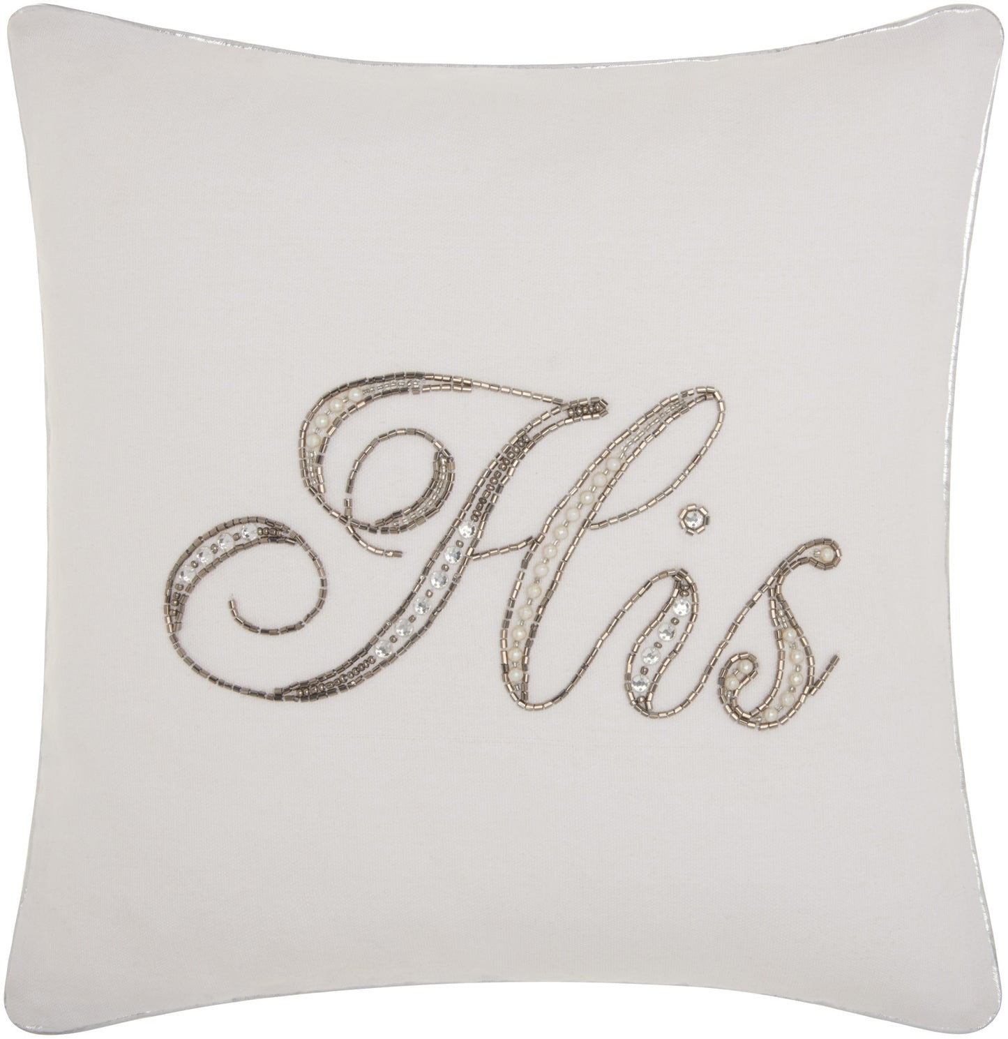Kathy Ireland Pillow E7811 Cotton Beaded His Throw Pillow From Kathy Ireland By Nourison Rugs