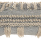Life Styles DC455 Synthetic Blend Fringe Border Lumbar Pillow From Mina Victory By Nourison Rugs