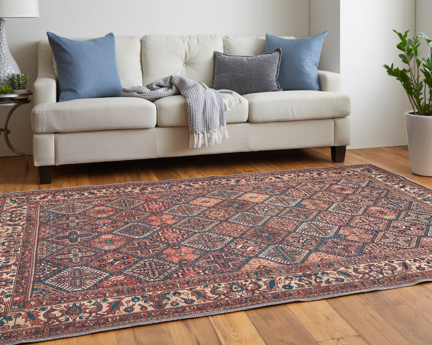 Rawlins 39HKF Power Loomed Synthetic Blend Indoor Area Rug by Feizy Rugs