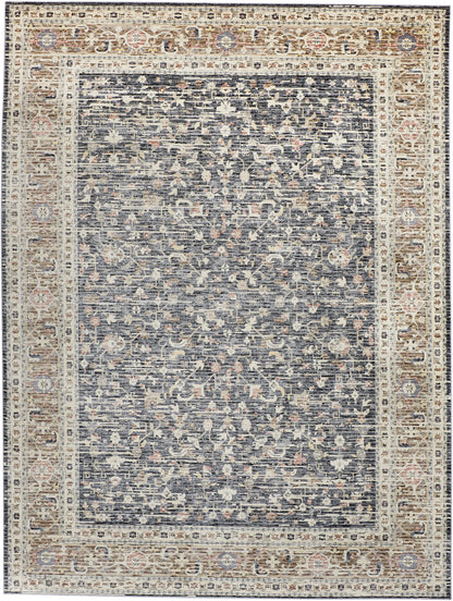 Grayson 3915F Machine Made Synthetic Blend Indoor Area Rug by Feizy Rugs