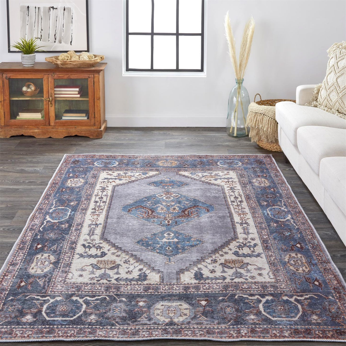 Percy 39AKF Machine Made Synthetic Blend Indoor Area Rug by Feizy Rugs