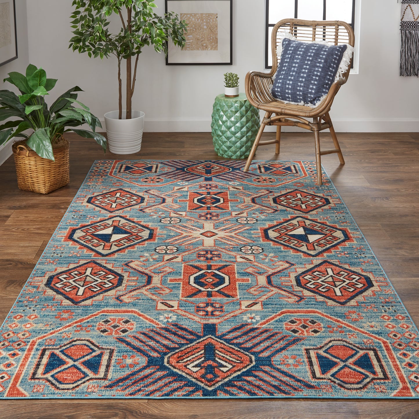 Nolan 39C9F Power Loomed Synthetic Blend Indoor Area Rug by Feizy Rugs