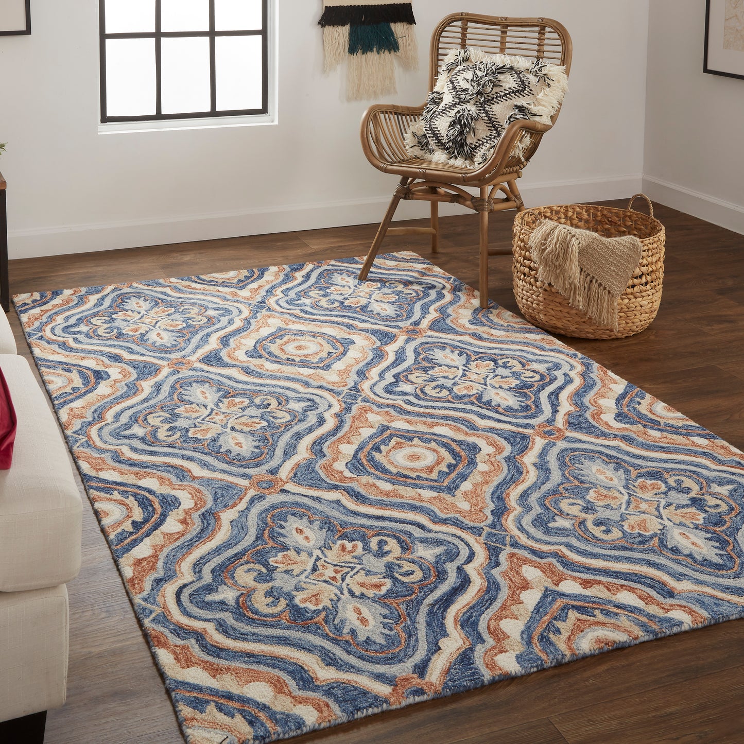 Rhett I8072 Hand Tufted Wool Indoor Area Rug by Feizy Rugs