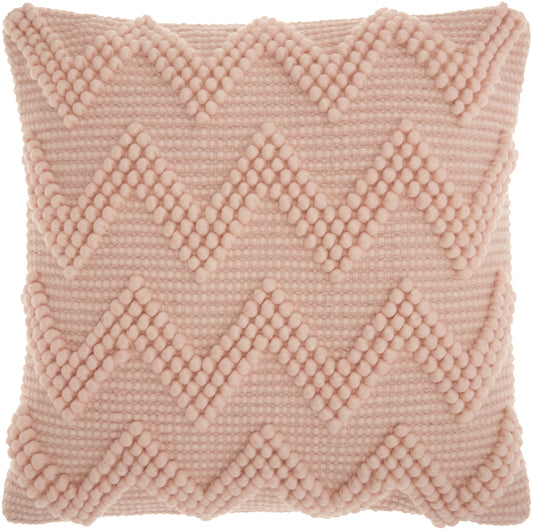 Life Styles DC173 Wool Large Chevron Throw Pillow From Mina Victory By Nourison Rugs