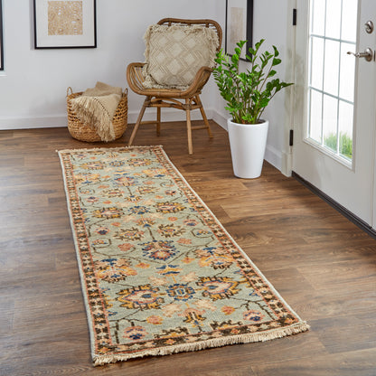 Carrington 6503F Hand Knotted Wool Indoor Area Rug by Feizy Rugs