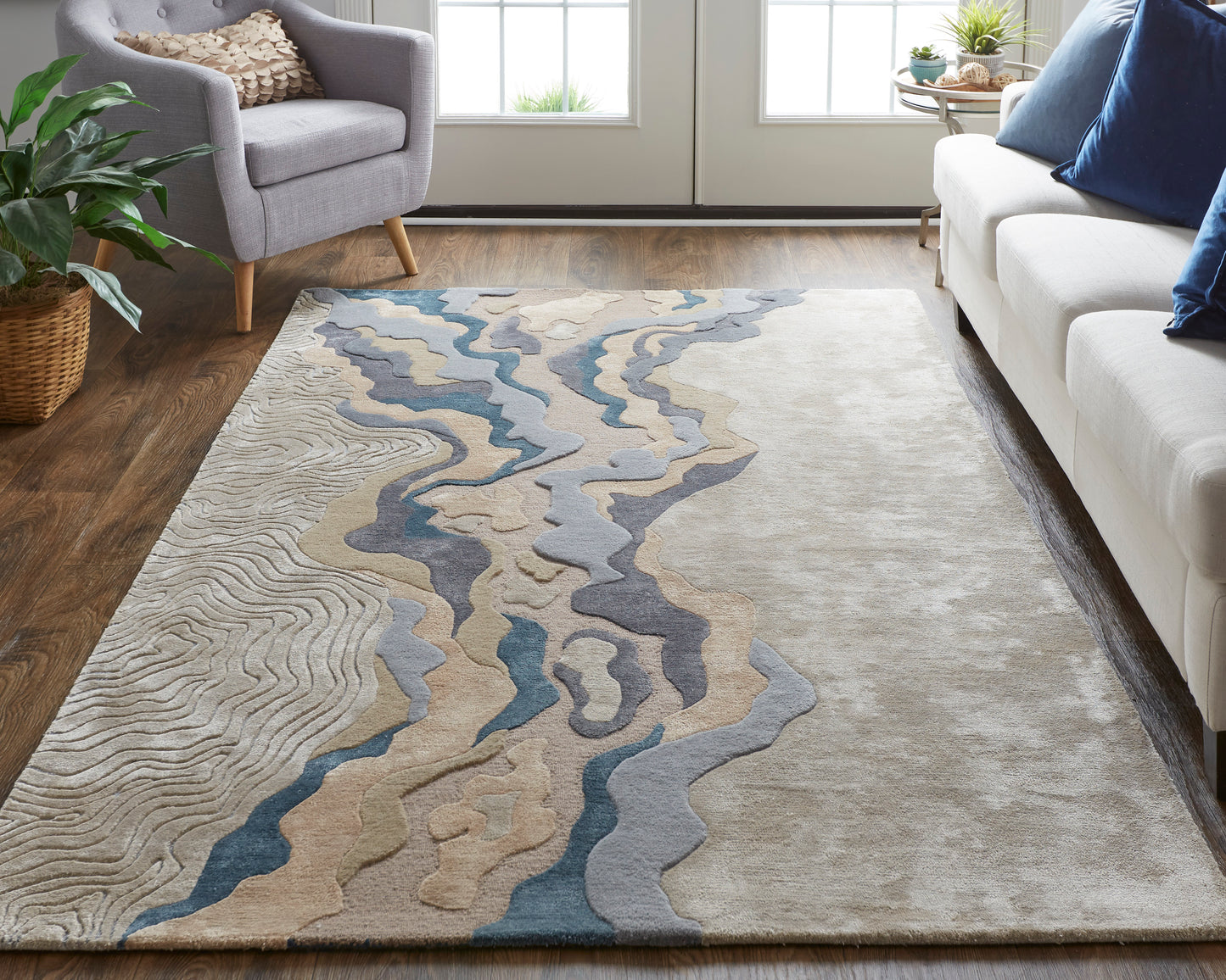 Serrano 8854F Hand Tufted Wool Indoor Area Rug by Feizy Rugs