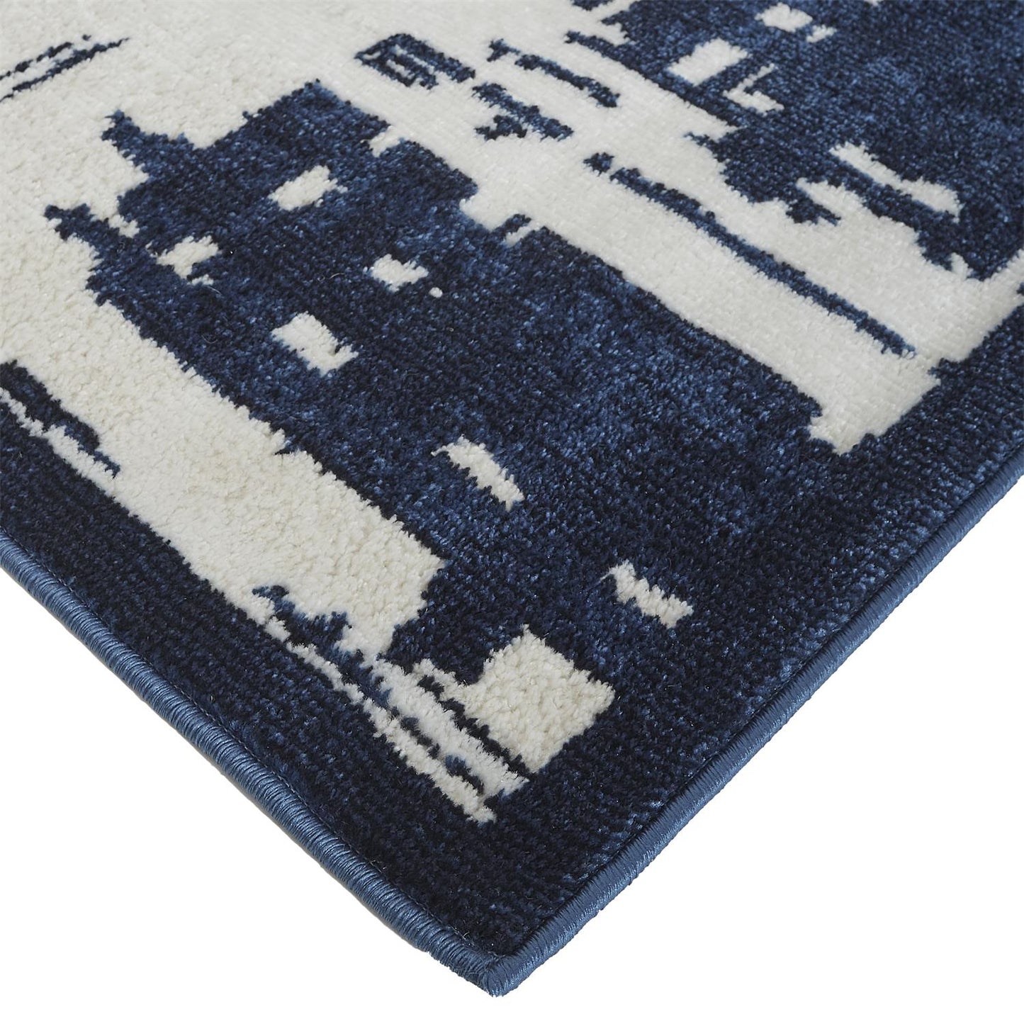 Remmy 3808F Machine Made Synthetic Blend Indoor Area Rug by Feizy Rugs