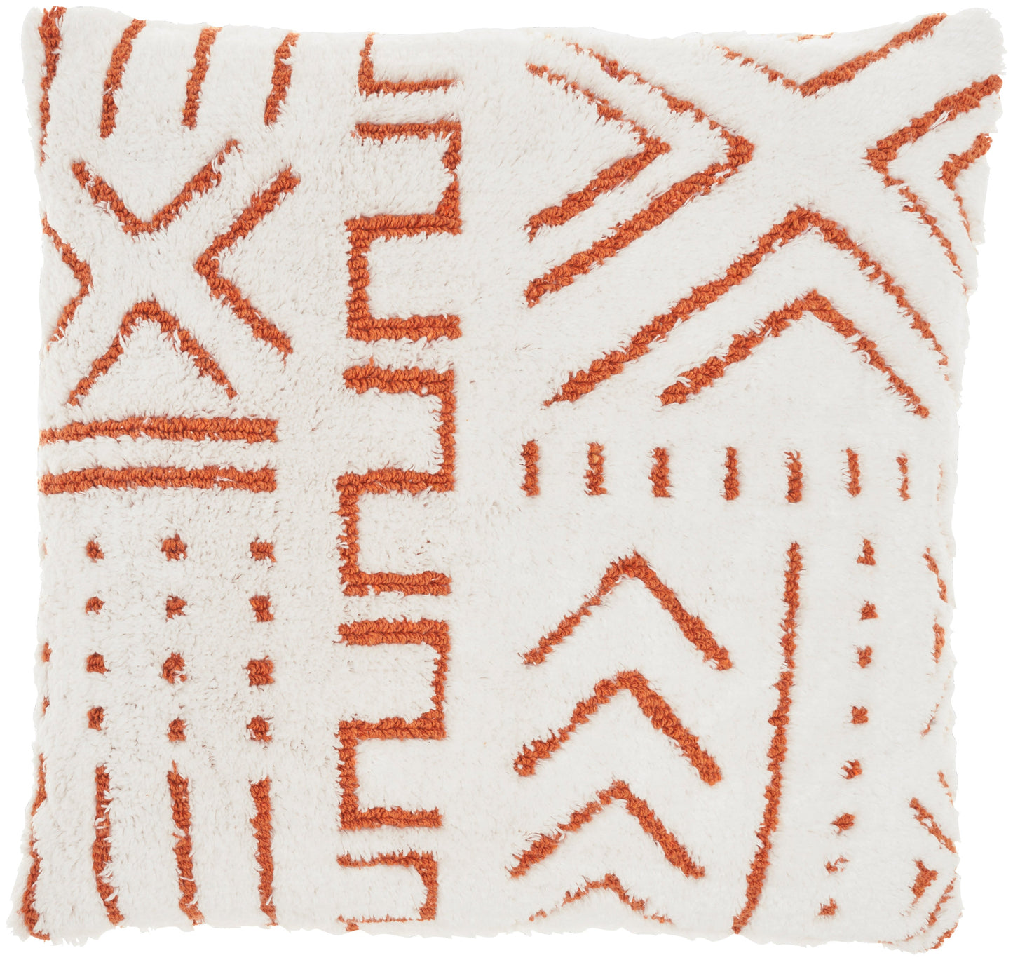 Life Styles AA016 Cotton Woven Boho Pattern Throw Pillow From Mina Victory By Nourison Rugs