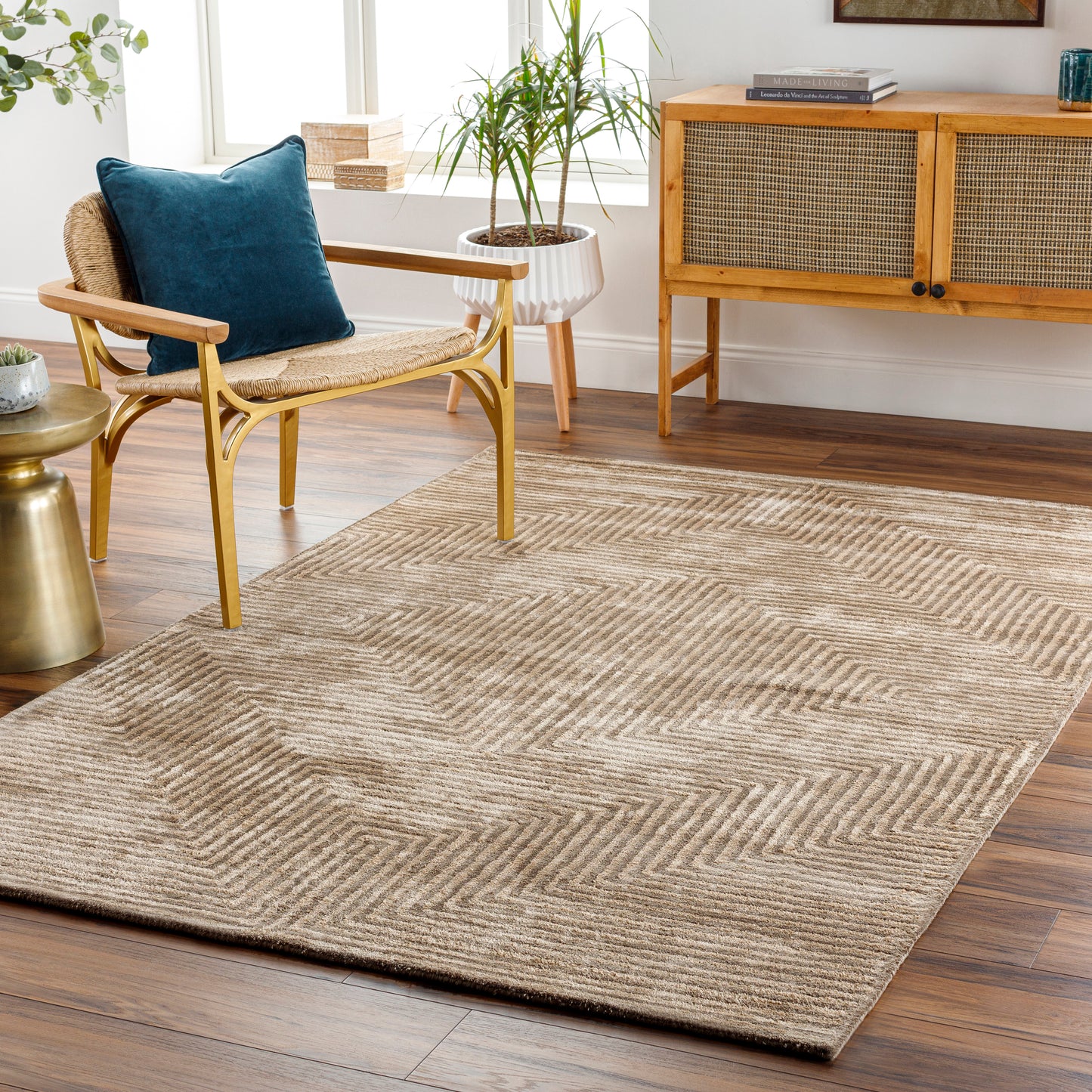 Quartz 12961 Hand Tufted Synthetic Blend Indoor Area Rug by Surya Rugs