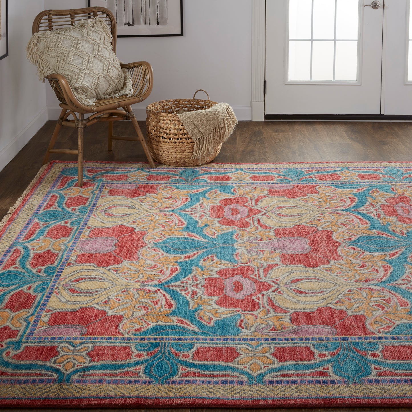 Beall 6633F Hand Knotted Wool Indoor Area Rug by Feizy Rugs