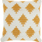 Life Styles DL881 Cotton Woven Diamonds Throw Pillow From Mina Victory By Nourison Rugs