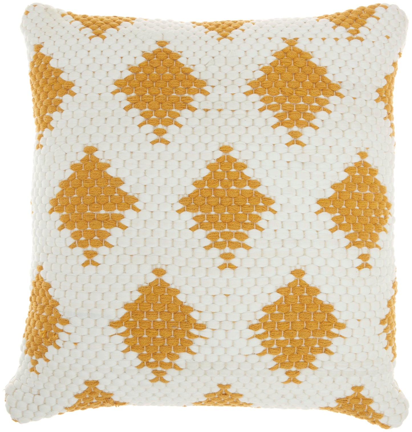 Life Styles DL881 Cotton Woven Diamonds Throw Pillow From Mina Victory By Nourison Rugs