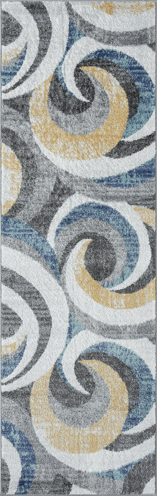 Jaize-JZE14 Cut Pile Synthetic Blend Indoor Area Rug by Tayse Rugs