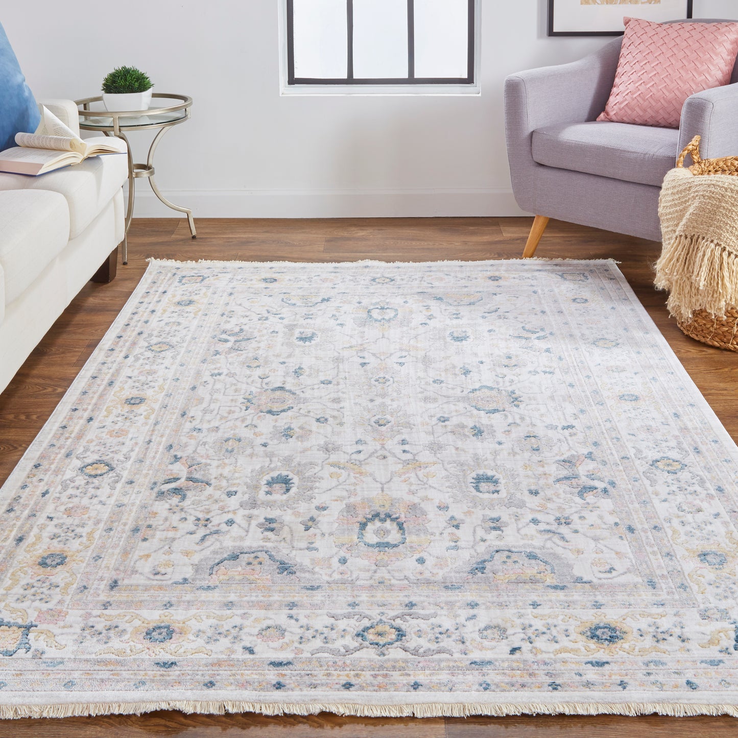 Kyra 3854F Machine Made Synthetic Blend Indoor Area Rug by Feizy Rugs