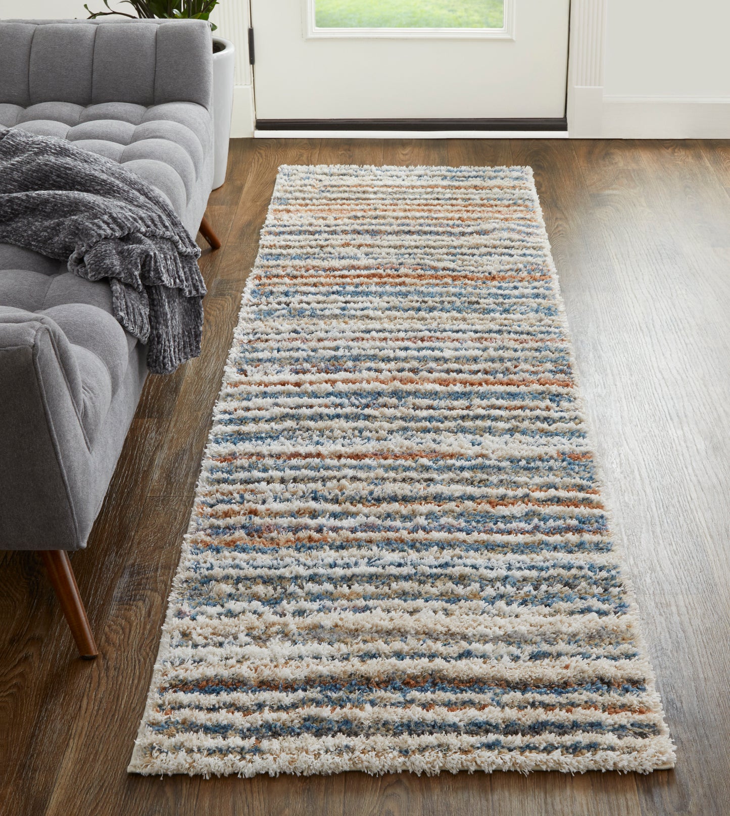 Mynka 39IEF Power Loomed Synthetic Blend Indoor Area Rug by Feizy Rugs