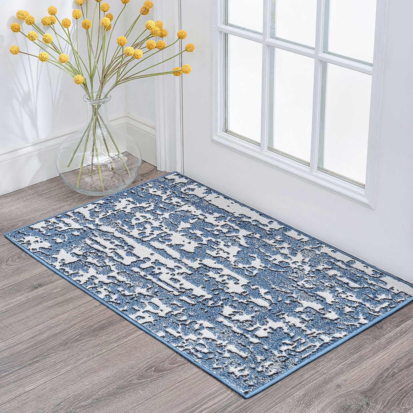 Wyatt-WYT16 Cut Pile Synthetic Blend Indoor Area Rug by Tayse Rugs