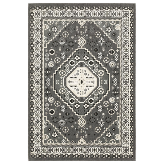 RAYLAN Medallion Power-Loomed Synthetic Blend Indoor Area Rug by Oriental Weavers