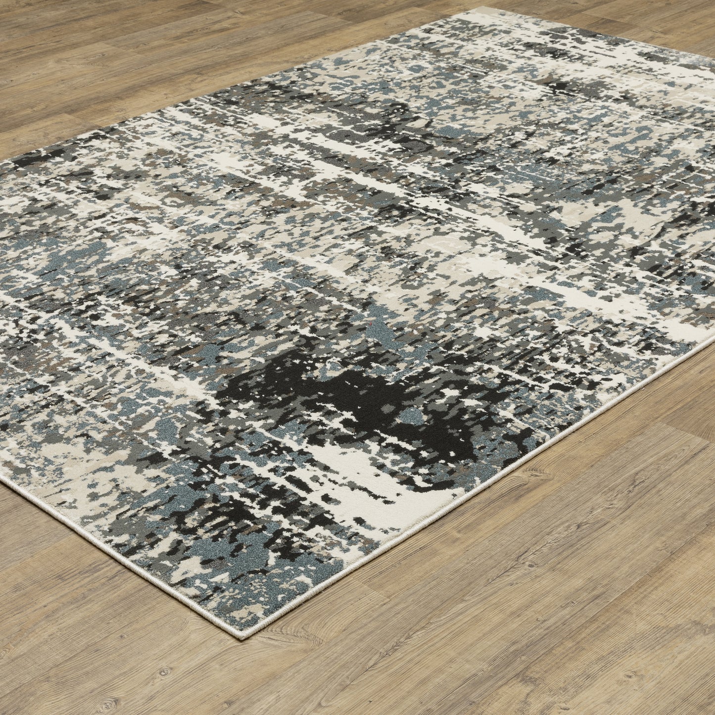 RAYLAN Abstract Power-Loomed Synthetic Blend Indoor Area Rug by Oriental Weavers