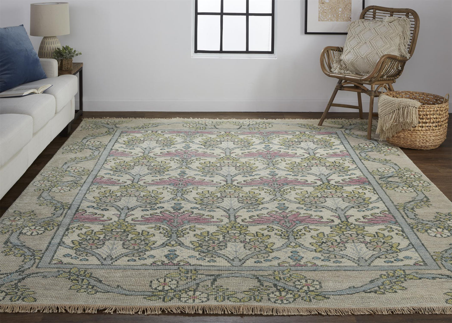 Beall 6714F Hand Knotted Wool Indoor Area Rug by Feizy Rugs