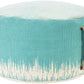 Life Styles AS263 Cotton Stonewash Drum Pouf Pouf From Mina Victory By Nourison Rugs