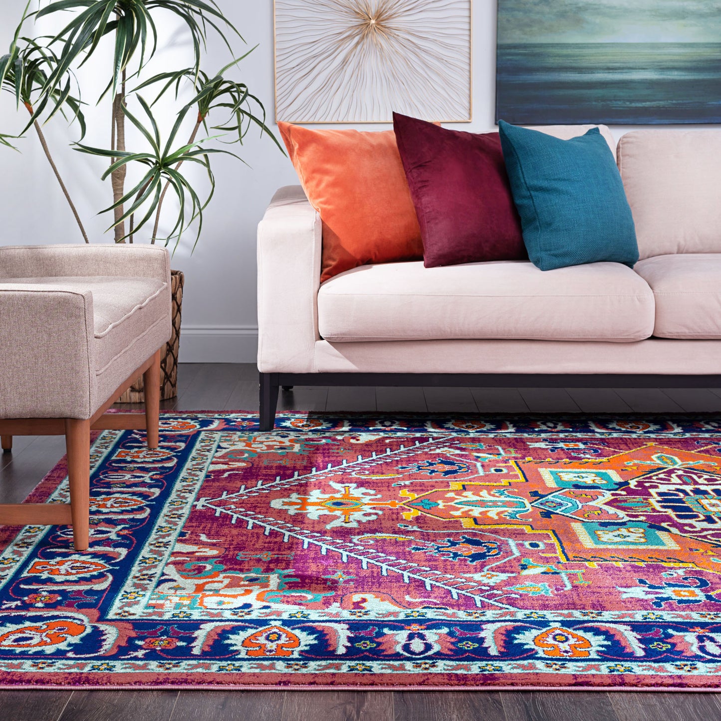 Generation-GEN13 Cut Pile Synthetic Blend Indoor Area Rug by Tayse Rugs