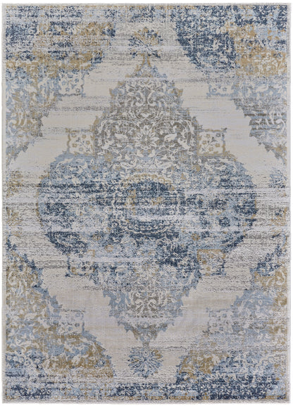 Marigold 3831F Machine Made Synthetic Blend Indoor Area Rug by Feizy Rugs